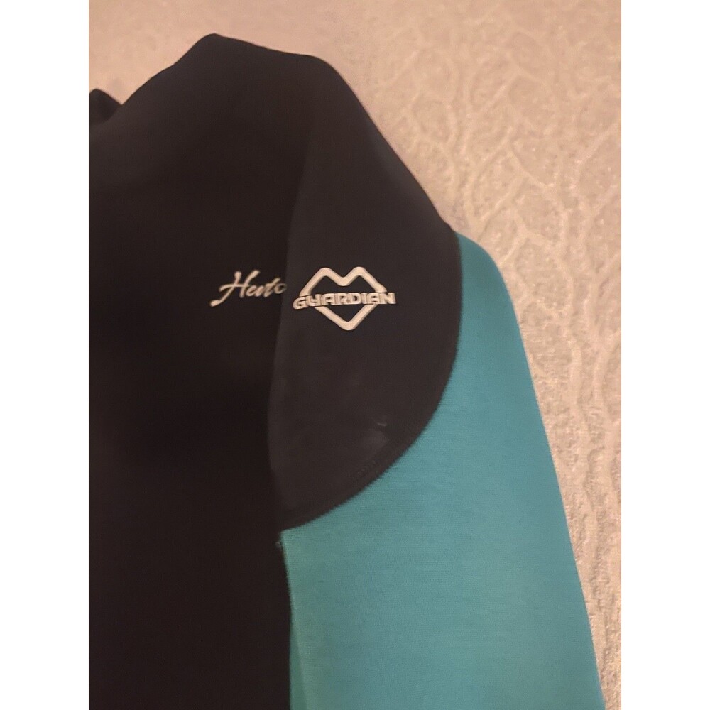 HEVTO Youth Kids SZ 11 Vigor-1 3/2mm Neoprene Full Wetsuit Black Blue Surf Swim - Picture 6 of 16